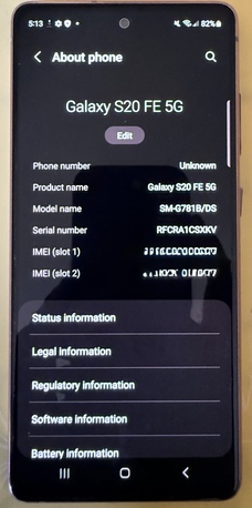 Rabigh, Mobile Phones, SAR 600,  Galaxy S20 FE Dual SIM 128GB 8GB RAM For Sale