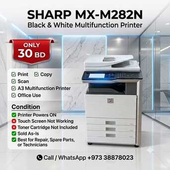 Manama, Tablet Computers, BHD 30,  Monochrome (black And White) Printer Without Toner Cartridge & Touch Not Work