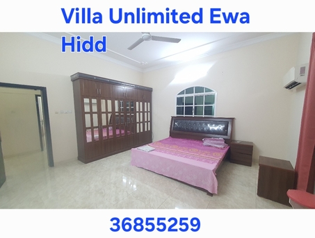 Hidd, Apartments, Flats, Houses & Villas, BHD 500/month,  3 BR,  Villa For Rent Unlimited Ewa 3bhk