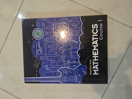 Jeddah, Books, SAR 200,  Prentice Hall Mathematics Course 1