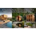 USD 5990,  15 Stunning Backyard Sauna Ideas For Your Outdoor Space