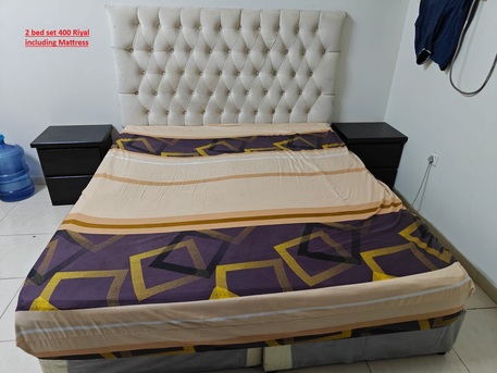 Al Ameer Fawwaz Junobi, Furniture, SAR 1400,  Bed With Mattress And Bedroom Wardrobe 600 Riyal