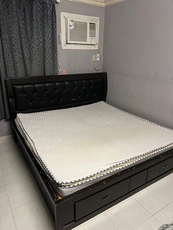 Dammam, Furniture, SAR 250,  King Size Bed & Mattress For Sale