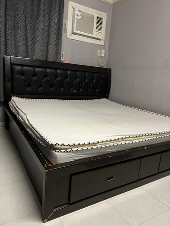 Dammam, Furniture, SAR 250,  King Size Bed & Mattress For Sale