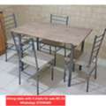 BHD 23,  ✅️ Dining Table With 4 Chairs For Sale In Good Condition With Delivery