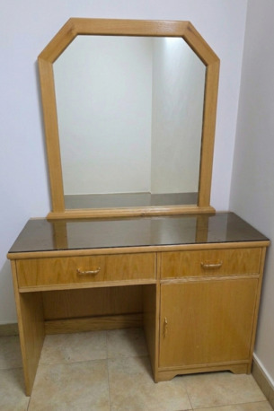 Riyadh, Furniture, SAR 650,  Bedroom Furniture Set For Sale | Bed + Wardrobe + Dressing Table | Riyadh