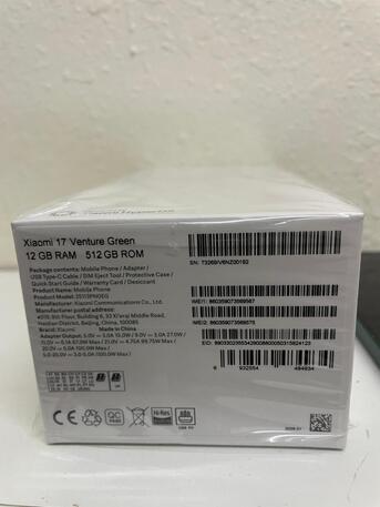 Jubail, Mobile Phones, SAR 3300,  Xiaomi 17 (12GB RAM / 512GB Storage) &ndash; Only 2 Weeks Old
