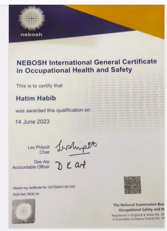 Riyadh, Job Seekers, HSE Officer | NEBOSH IGC Certified | Safety Diploma Holder | 4+ Years Of Experience