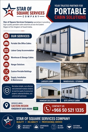 Abqaiq, Construction, Portable Cabin Solutions