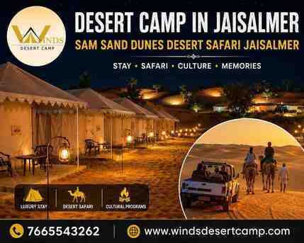 Jaipur, Travel, Experience Sam Sand Dunes Desert Safari Jaisalmer At Winds Desert Camp