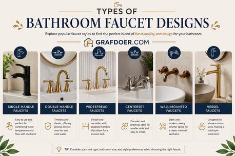 New Delhi, Household, Types Of Bathroom Faucet Designs: Upgrade Your Bathroom With The Perfect Faucet