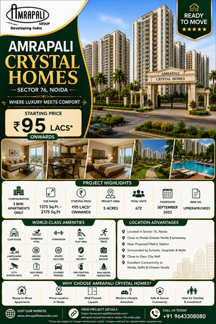 Noida, Real Estate, Check Out 3 BHK Apartments In Noida For Under ₹1 Crore, Located Right In The Heart Of The