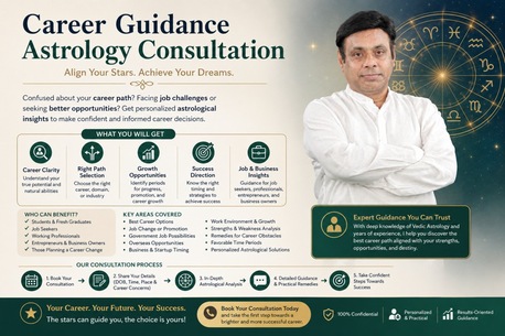 Noida, Business, Book Your Career Guidance Astrology Consultation Now
