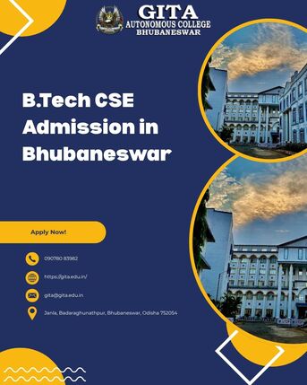 Bhubaneswar, Education, B.Tech CSE Admission In Bhubaneswar