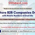 Download List Of Companies In Coimbatore&ndash; Business Leads Ready