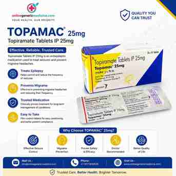New York, Health & Beauty Items, USD 10,  Topamac 25mg And 100mg Tablet | Topamax Alternate | Onlinegenericmedicine