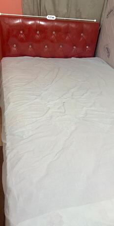 Dammam, Furniture, SAR 600,  URGENT - Queen Size Bed With Mattress Included &ndash;  SAR 600 (Thuqbah)