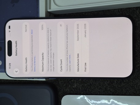 Al Rahmaniyah, Mobile Phones, SAR 4800,  IPhone 17 Pro Max 256gb Deep Blue
