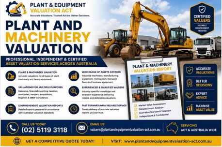 Sydney, Real Estate, Plant And Machinery Valuation &ndash; Certified Asset Valuation Services