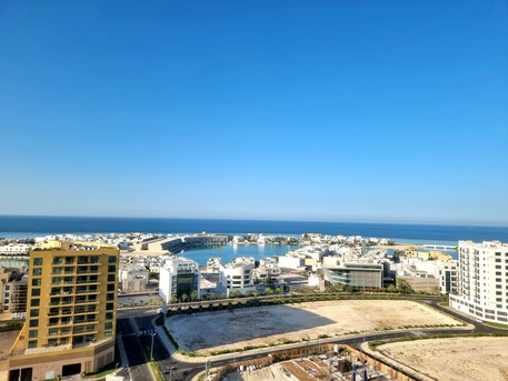Amwaj Islands, Apartments, Flats, Houses & Villas, BHD 700/month,  Furnished,  4 BR,  180 Sq. Meter,  Sea View 2 BR FF Apartment With Balcony Close To Lagoon Park