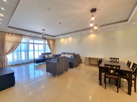 Amwaj Islands, Apartments, Flats, Houses & Villas, BHD 700/month,  Furnished,  4 BR,  180 Sq. Meter,  Sea View 2 BR FF Apartment With Balcony Close To Lagoon Park
