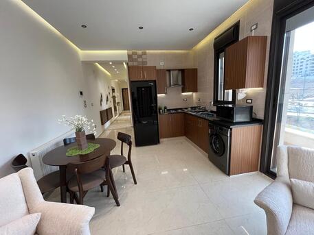 Amman, Apartments, Flats, Houses & Villas, JOD 14000/year,  Furnished,  2 BR,  100 Sq. Meter,  Ground Floor Apartment For Rent In Deir Ghubar