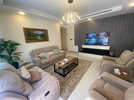 Abdoun, Apartments, Flats, Houses & Villas, JOD 26000/year,  Furnished,  3 BR,  250 Sq. Meter,  Duplex Ground Floor Apartment For Rent
