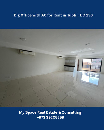Tubli, Offices, BHD 150,  90 Sq. Meter,  Big Office With AC For Rent In Tubli | Prime Location | BD 150