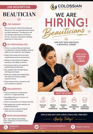 Manama, Jobs, Beautician