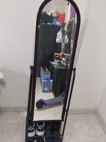 Jubail, Furniture, SAR 70,  Mirror Stand With Shoe 👟 Rack
