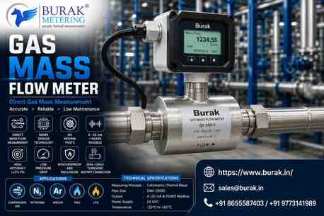 Mumbai, Industrial Machinery, Thermal Mass Flow Meter For Gas