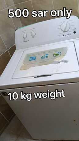 Jeddah, Appliances, SAR 500,  Washing Machine For Sale Whirlpool 10 Kg
