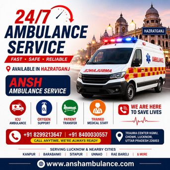 Lucknow, Health, Ambulance Services In Hazratganj