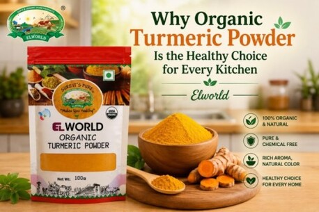Noida, Food, INR 48,  Why Organic Turmeric Powder Is The Healthy Choice For Every Kitchen | Elworld