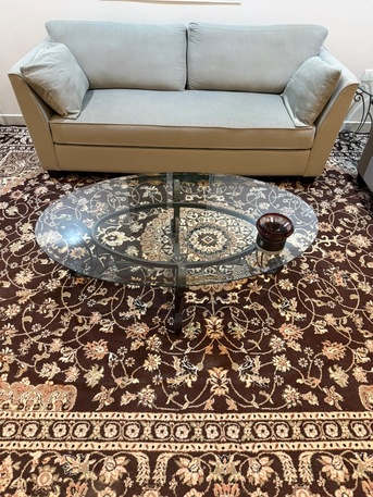 Dammam, Furniture, SAR 1400,  Full Sofa Set With Center Table And Carpet With Dining Tables And Free Household Items
