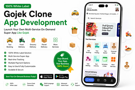 Ahmedabad, Software Development, 100% White-Label Gojek Clone App Development