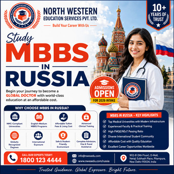 Mumbai, Counseling, 🩺 White Coat Dreams Begin With Study MBBS In Russia!