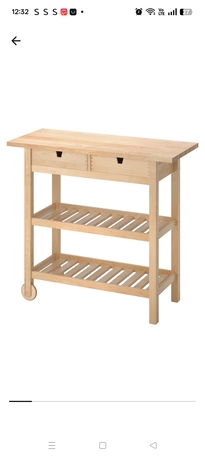 Al Safa, Furniture, SAR 350,  Trolley From Ikea And Book Shelf For Sale