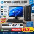 BHD 63,  HP Intel Core I7 WiFi Computer Set With HP 19