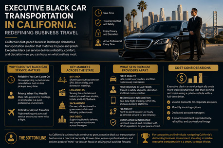Los Angeles, Travel, Book Executive Black Car Transportation California