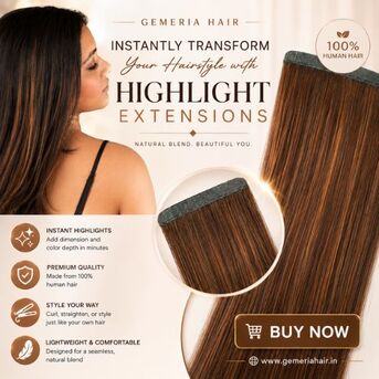 Noida, Fashion & Design, Instantly Transform Your Hairstyle With Highlight Extensions