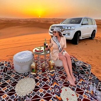 Dubai, Travel, Dubai Evening Desert Safari With BBQ Dinner, Camel Ride & Pickup