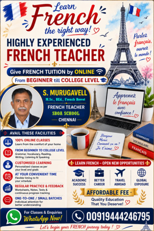 Kuwait City, Lessons Offered, French Tuition For All Levels