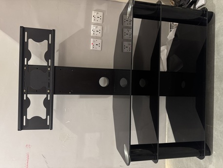 Riyadh, Household Items, SAR 300,  TV Stand With TV Mount For Sale &ndash; Excellent Condition