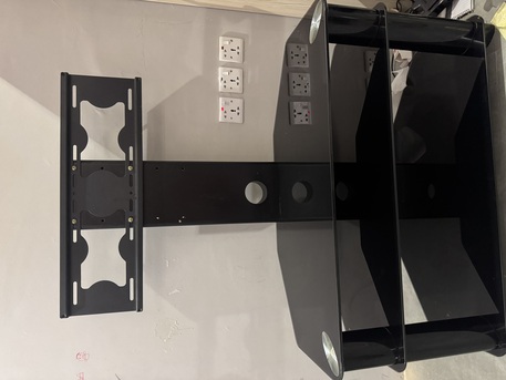 Riyadh, Household Items, SAR 300,  TV Stand With TV Mount For Sale &ndash; Excellent Condition
