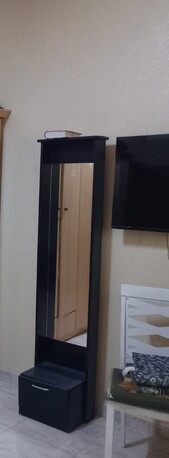 Jubail, Furniture, SAR 30,  Full-Length Hall Mirror With Bottom Storage Cabinet