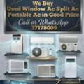 🌍🌐We Buy Used Window Ac Splitunit Portable Ac In Good Price