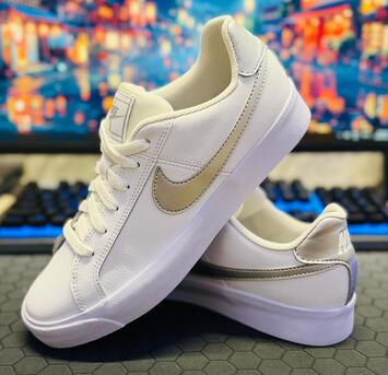 Juffair, Clothing & Accessories, BHD 22,  Nike Court Royale AC White Metallic Silver (AO2810-114) – Original  ✅ Brand New Condition