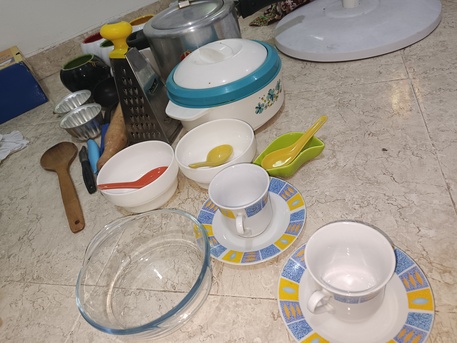 Khobar, Household Items, SAR 90,  Kitchen Crockery Items Including Cocker For Sale On Cheap Price