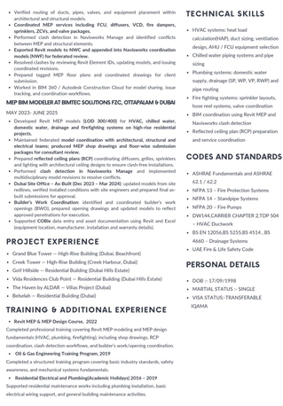 Jeddah, Job Seekers, MEPF ENGINEER -BIM (COORDINATION & DESIGN )